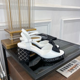 high slingbacks white lambskin